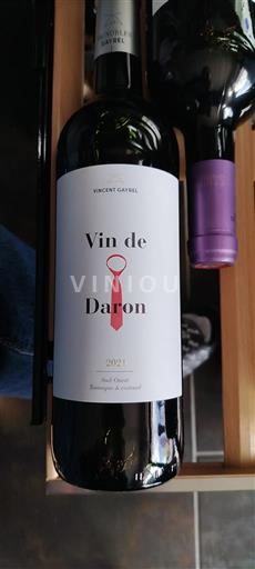Bordeaux Bordeaux Supérieur Vincent Gaivel Vin de Daron 2021