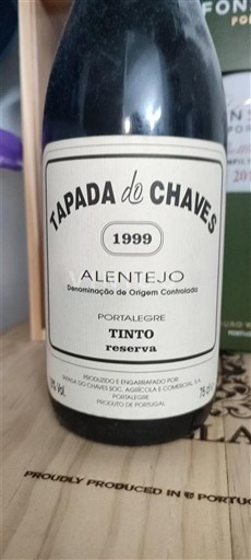 Alentejo Tapada de Chaves Reserva 1999