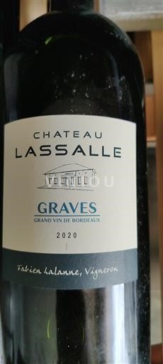 Burdeos Graves Château Lassalle 2020