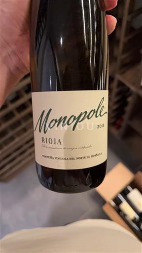 La Rioja Rioja Compañía Vinícola del Norte de España Monopole 2018