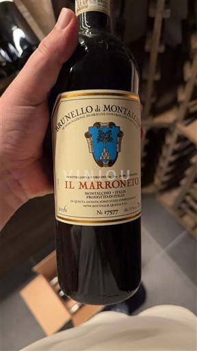 Tuscan Wines Brunello di Montalcino Il Marroneto 2016