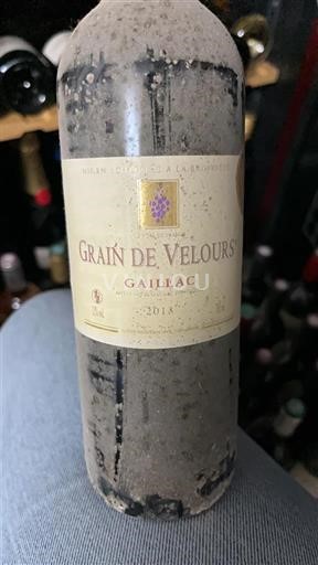 Sudoeste Gaillac Gailiac Grain de Velours 2013