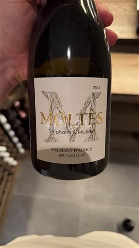 Alsace Crémant d'Alsace Moltes Stéphanie & Mickaël 2016
