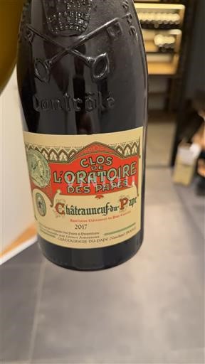 Thung lũng Rhône Châteauneuf-du-pape Clos de l'Oratoire des Papes 2017