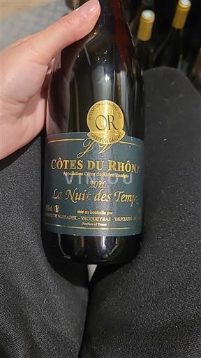 Thung lũng Rhône Côtes-du-rhône Cellier des Dauphins La Nuit des Temps 2020