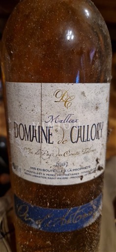 Zuidwest-Frankrijk Niet gespecificeerd Domaine Callory 1997