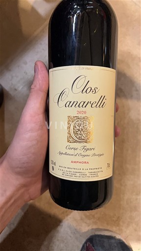 Corse Không được chỉ định Clos Canarelli Amphora 2020
