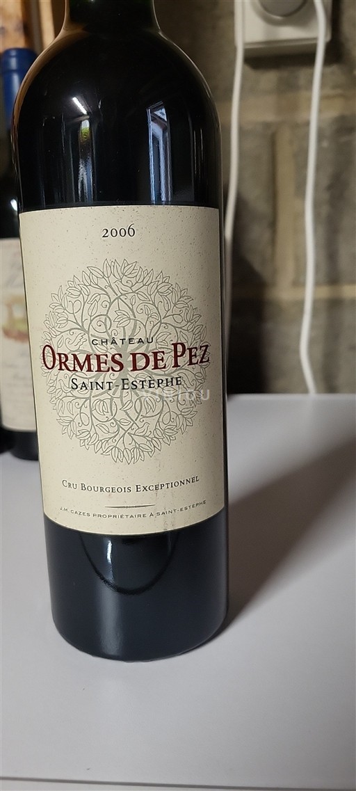 Bordeaux Saint-Estèphe Château Ormes de Pez 2006
