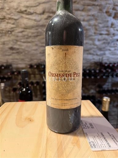 Bordeaux Saint-Estèphe Château Ormes de Pez 2006