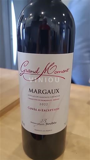Bordeaux Margaux Maison Johanna Boubée Grand Moment d'Exception 2022
