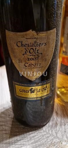 Sydväst Cahors Chevaliers Olt Côtes d'Olt 2007