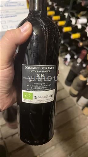 Roussillon Côtes-du-Roussillon-Villages Domaine Rancy Latour de France 2016