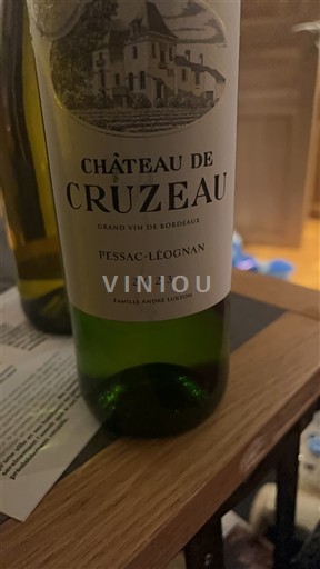 Bordeaux Pessac-Léognan Château Cruzeau 2023