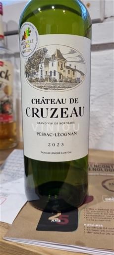 Bordeaux Pessac-Léognan Château Cruzeau 2023