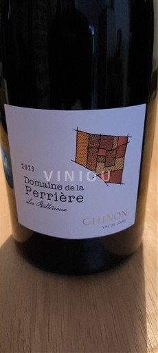 Loire Valley Chinon Domaine La Perrière Les Bellerines 2023