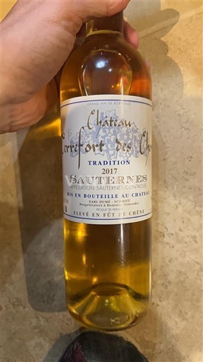 Bordeaux Sauternes Château Bréfort des Clos Tradition 2017