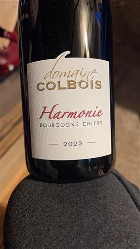 Bourgogne Bourgogne Chitry Domaine Colbois Harmonie 2023