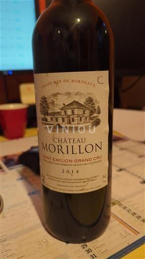Bordeaux Saint-Émilion Grand Cru Grand Cru Château Morillon 2014