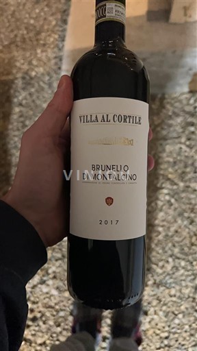 Tuscan Wines Brunello di Montalcino Villa al Cortile 2017