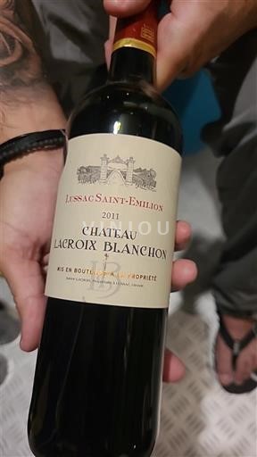 Bordeaux Lussac-saint-émilion Château Lacroix Blanchon 2011