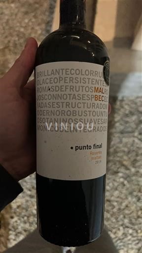Mendoza Non specificato Punto Final Reserva 2019