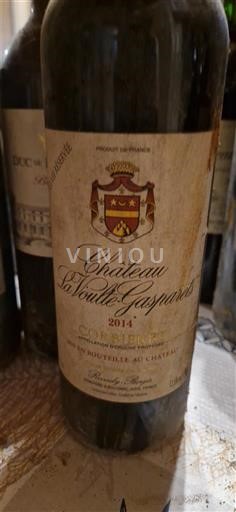 Bordeaux Bordeaux Supérieur Château La Tuilière Gasparoux 2014