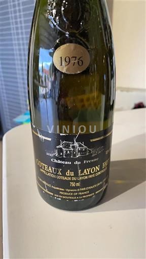 Loire Valley Coteaux du Layon Château Fresne 1976