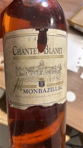 South West Monbazillac Chante Blanet 1996