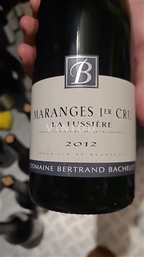 Burgundija Ni doloceno Premier Cru Domaine Bertrand Bachelet La Fussière 2012
