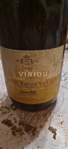 Vale do Ródano Côtes-do-ródano-villages Charles Audoin 2009