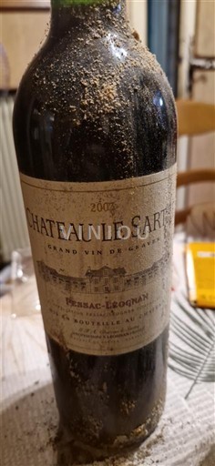 Bordeaux Pessac-Léognan Château Le Sartre 2003