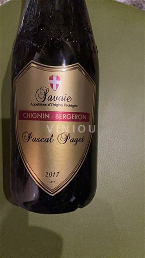 Saboya y Bugey Chignin-Bergeron Pascal Paget 2017