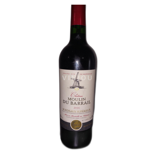 Bordeaux Bordeaux Supérieur Château Moulin du Barrail 2016