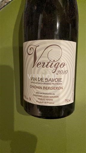 Savoie and Bugey Chignin-Bergeron Domaine Louis Magnin Vertigo 2010