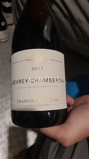 Bourgondië Gevrey-Chambertin Francis Lechauve L'éveil des Sens 2021