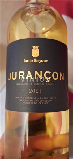 Sydvestfrankrig Jurançon Roc de Breyssac 2021