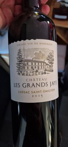 Bordeaux Lussac-saint-émilion Château Les Grands Jays 2015