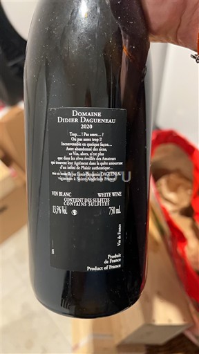 Údolí Loiry Pouilly-fumé Domaine Didier Dagueneau 2020
