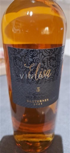 Bordeaux Sauternes Domaine Des Rochers Elisa 2023
