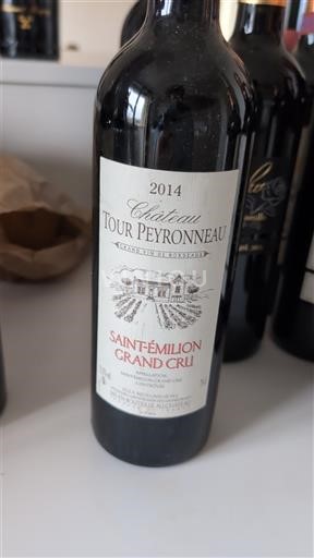 Bordeaux Saint-Émilion Grand Cru Grand Cru Château Tour Peyronneau 2014