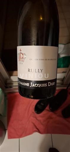 Bourgogne Rully Domaine Jacques Dury Rully 2023