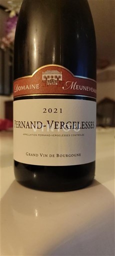 Burgundy Pernand-Vergelesses Domaine Meuneveaux 2021