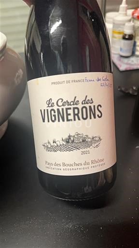 Provence, Lage Rhône-vallei, Corsica Bouches-du-Rhône Le Cercle des Vignerons 2021