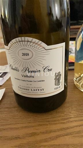 Burgundy Chablis Premier Cru Thierry Laffay Vaillons 2018