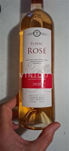 Herzegovina Ljubuški Vinarija Begic Plavac Rosé 2020