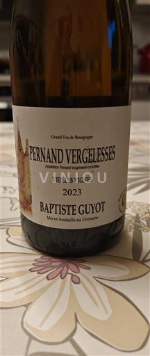 Burgundi Pernand-vergelesses Baptiste Guyot Vieilles Vignes 2023