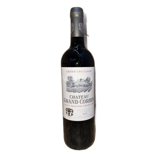 Bordéus Saint-Émilion Grand Cru Château Grand Corbin Grand Cru Classé 2018