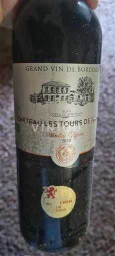 Bordeaux Blaye-Côtes-de-Bordeaux Château Les Tours de Peyrat Vieilles Vignes 2020