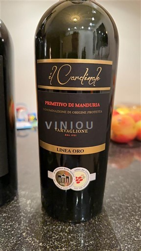 Puglia Primitivo di Manduria Varvaglione Il Cardinale Linea Oro 2021