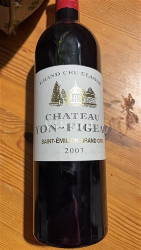 Burdeos Saint-Émilion Gran Cru Grand Cru Château Yon-Figeac 2007